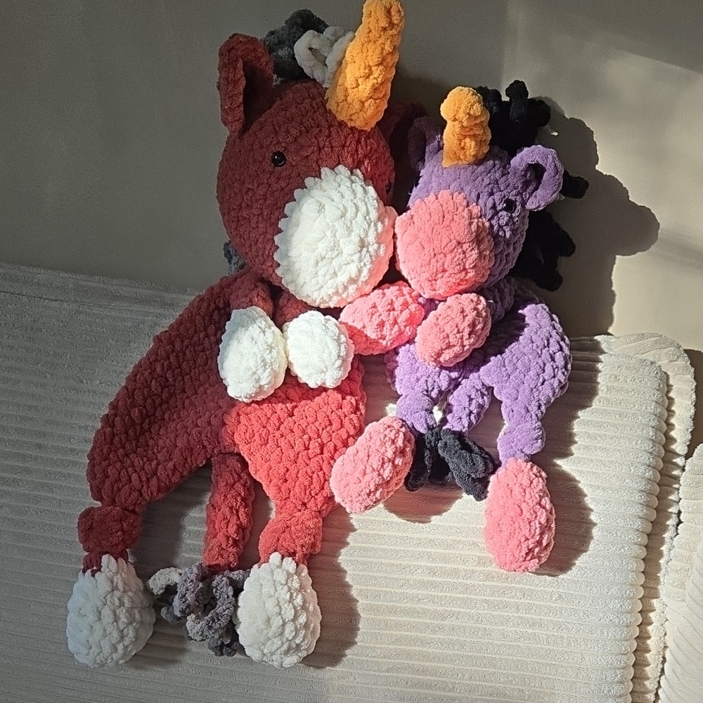 Crochet MTO Unicorn Lovey
